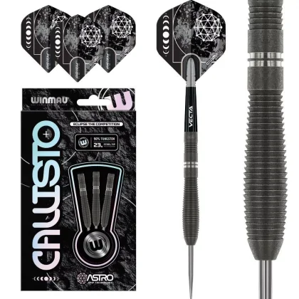 Dart szett Winmau steel Callisto 02, 24g, 90% gravírozott