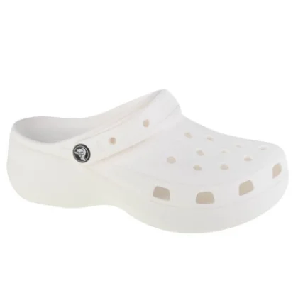 Női krokszi (szabadidő lábbeli) CROCS Classic Platform Clog W white