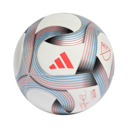 Futball labda ADIDAS MLS CLB WHITE GLOBLU LUCRED