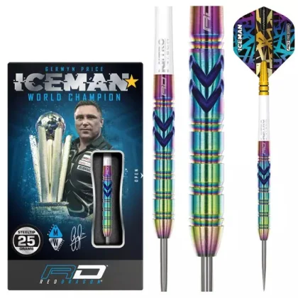 DART SZETT STEEL RED DRAGON GERWYN PRICE IONIC 21g 90%