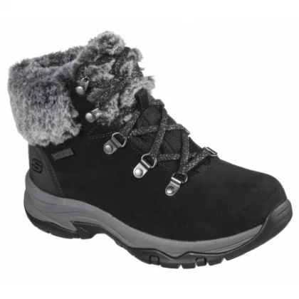 Női bokacsizmák télen SKECHERS Trego Falls Finest navy
