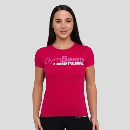 GymBeam Pure Ambition női póló Sorbet