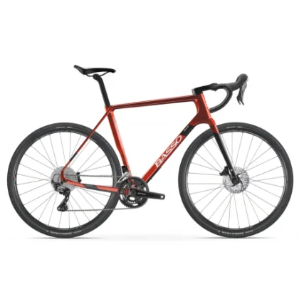 Gravel kerékpár BASSO Palta, candy red, Shimano GRX 800 2x11, Microtech MX25