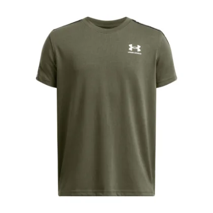 Fiú póló rövid ujjú UNDER ARMOUR UA B Sportstyle Taped SS-GRN