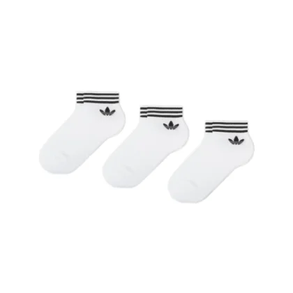 Zoknik ADIDAS ORIGINALS 3-PACK - TREF ANK SCK HC WHITE BLACK