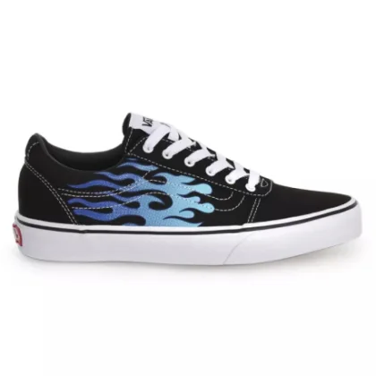 Fiú szabadidőcipők VANS Ward Flame black white