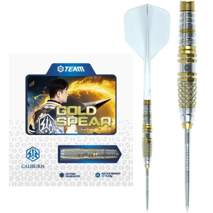 darts szett steel Caliburn Players Darts Lee Soon An Gold Spear Steel - 23g, 90%