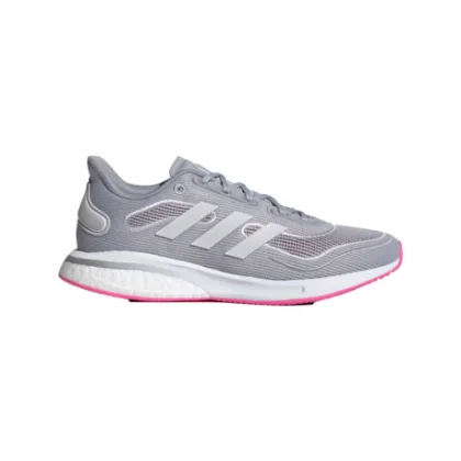 Női futócipő ADIDAS Supernova W halo silver cloud white screaming pink