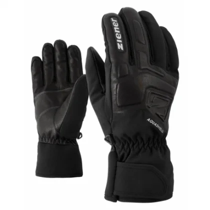Férfi síkesztyűk ZIENER GLYXUS-801040-12-black