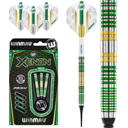 Dart szett Winmau soft Xenon 18g, 90% gravírozott