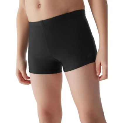 Fiú úszónadrágok 4F JUNIOR SWIMMING TRUNKS-4FJWSS24USWTM022-20S-DEEP BLACK