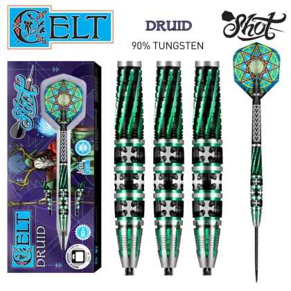 DARTS SZETT SHOT STEEL,CELT DRUID,23G, 90% WOLFRAM