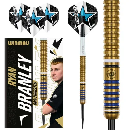 Darts szett steel Winmau Ryan Branley 23g, 90%