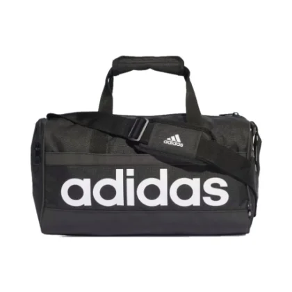 Női utazótáska ADIDAS LINEAR DUF XS BLACK WHITE