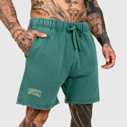 Férfi rövidnadrág Iron Aesthetics ASTHX, washed black