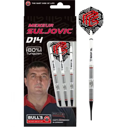 dart szett Bull's Mensur Suljovic D14, soft, 80%, 18g