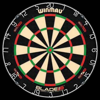 Winmau darts tábla, Blade 6 Dual Core, sisal