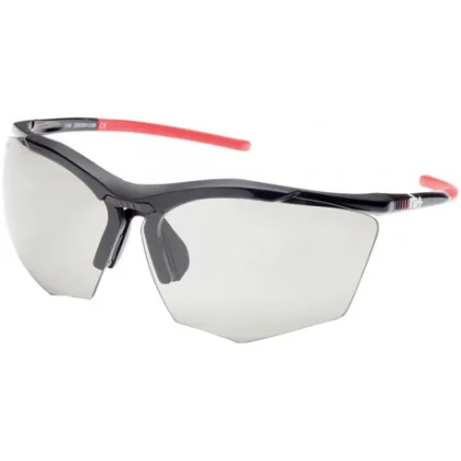 Kerékpáros napszemüvegek RH+ Super Stylus, black red, varia grey lens
