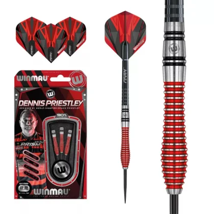 Winmau steel szett Dennis Priestley 90% 22g