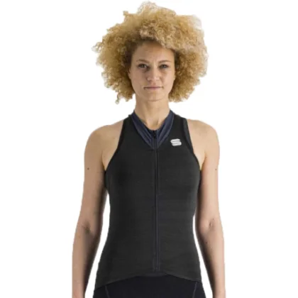 Női ujjatlan kerékpáros mez SPORTFUL Kelly w sleeveless jersey, black
