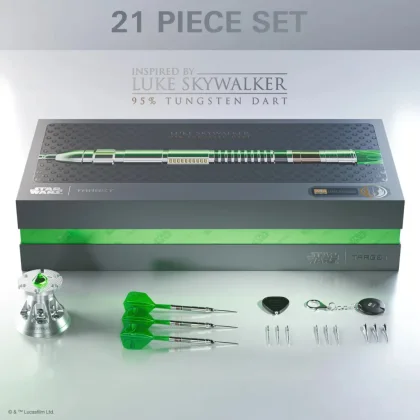 darts szett steel STAR WARS TARGET Luke Skywalker Lightsaber First Edition 24gr, 95%