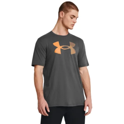 Férfi rövid ujjú póló UNDER ARMOUR UA BIG LOGO FILL SS -GRY 025