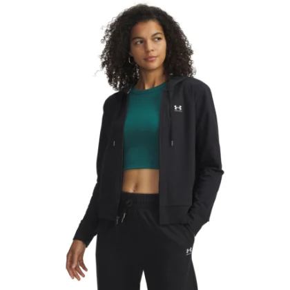 Női cipzáras pulóver UNDER ARMOUR Sport Terry FZ-BLK