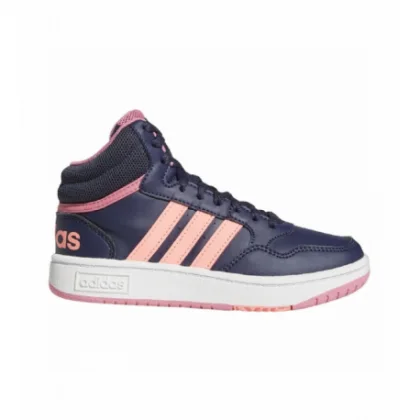 Lány szabadidőcipő ADIDAS Hoops Mid 3.0 shadow navy acid red rose tone