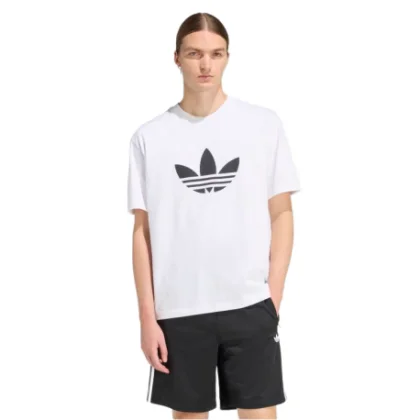 Férfi rövid ujjú póló ADIDAS ORIGINALS TREFOIL T-SHIRTWHITE BLACK