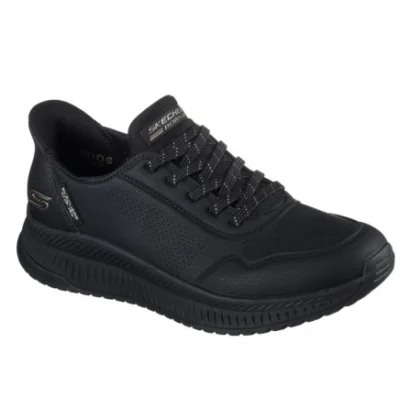 Női szabadidőcipők SKECHERS Bobs Squad 4 Key Look Slip-Ins W white