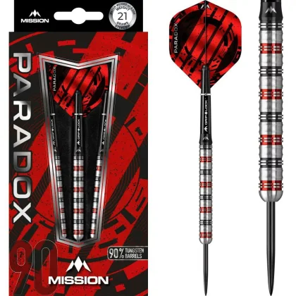 Dart szett Mission steel Paradox M1, 21g straight, 90%