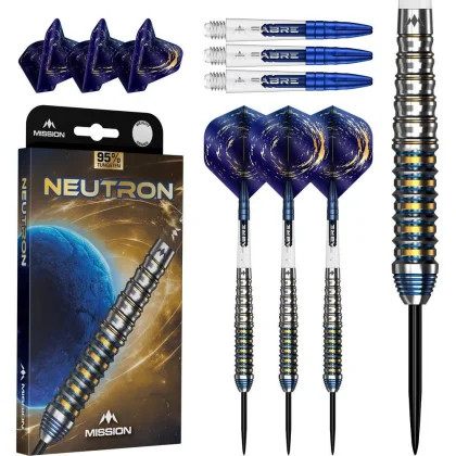 Dart szett steel Mission Neutron 34g, 95%