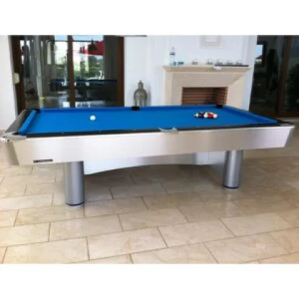 POOL Billiárdasztal NIR LAS VEGAS 9′ EZÜST