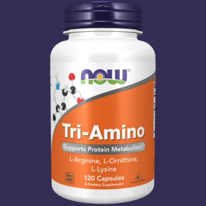 Tri-Amino (L-Arginin, L-Ornitin, L-Lizin)- 120 Capsules