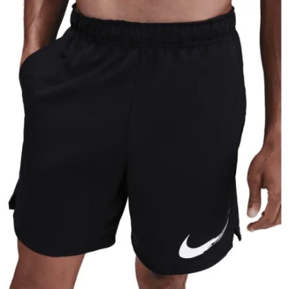 Férfi melegítőnadrág rövidnadrág NIKE M NK DF TOTALITY KNIT 7IN UL G BLACK WHITE