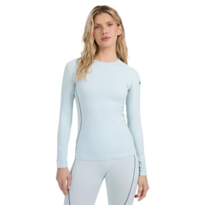 Női hosszú ujjú thermo póló 4F SEAMLESS UNDERWEAR F203-WAW25USEAF203-34S-LIGHT BLUE
