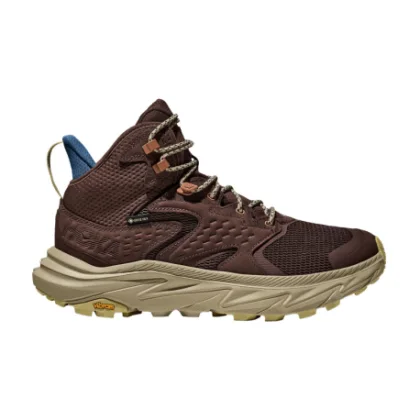 Férfi bokáig érő túracipő HOKA Anacapa 2 Mid GTX M walnut oyster mushroom