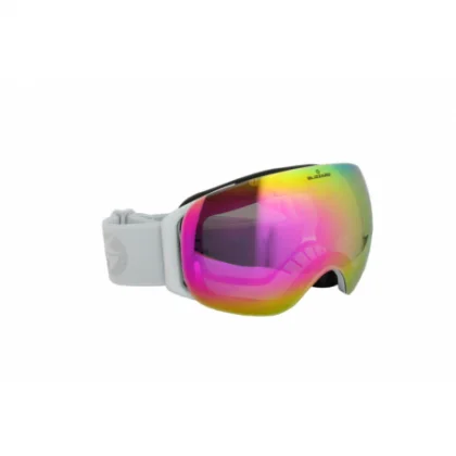Síszemüveg BLIZZARD 999 MDAVZSPFO, white shiny, amber2, pink revo, CAT. 3