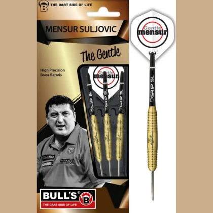 dart szett BULL'S "Mensur Suljovic" Team Player Brass Steel Dart 21gr