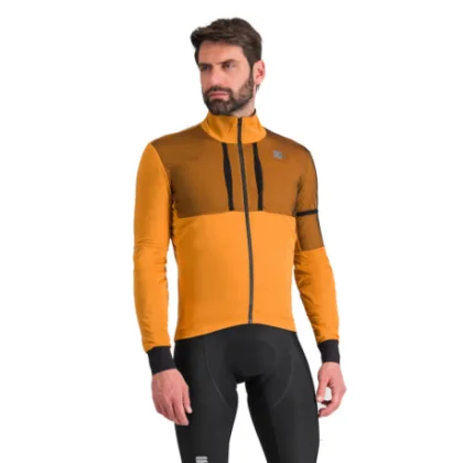 Férfi kerékpáros dzseki SPORTFUL Supergiara jacket, golden oak