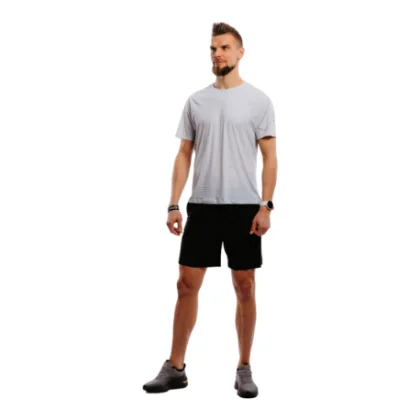 Férfi rövid ujjú futó póló ANTA SS Tee-852225112-1-SS22_Q2-Mecho Grey