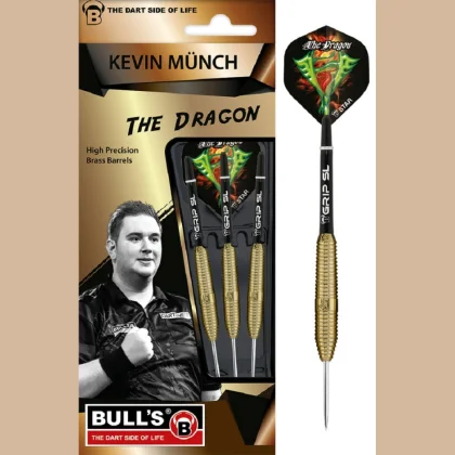 dart szett Bull's "Kevin Münch" Team Player Brass Steel Dart 21gr