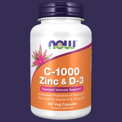C-1000 Zinc & D-3 100 Veg Capsules