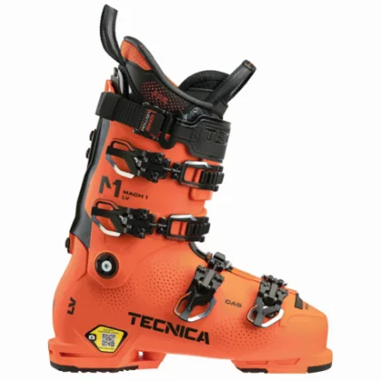 Férfi sícipők lesiklópályára - on piste TECNICA Mach1 130 LV TD, ultra orange