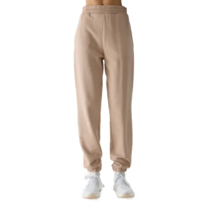 Női melegítőnadrágok 4F TROUSERS-4FWSS24TTROF665-83S-BEIGE