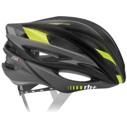Kerékpáros sisak RH+ ZW, matt black matt yellow fluo