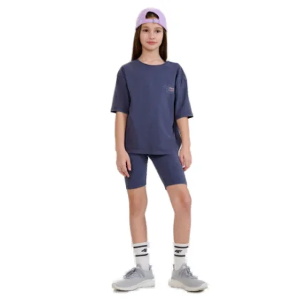 Lány edzőnadrág 4F JUNIOR SHORT TIGHTS CAS F001-22S-ANTHRACITE
