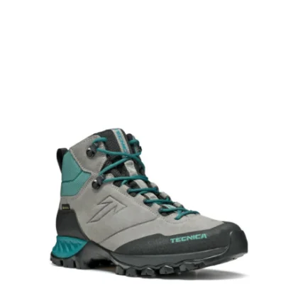 Női bokacsizma túrázáshoz teljes bőrből TECNICA Granit MID GTX Ws, sf grey lt petrol
