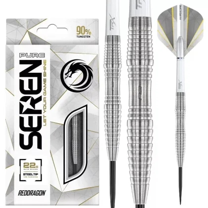 Dart szett steel Red Dragon Seren 3 Pure 22g, 90%