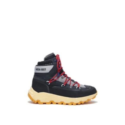 Férfi bokacsizmák télen MOON BOOT TECH HIKER, 003 black